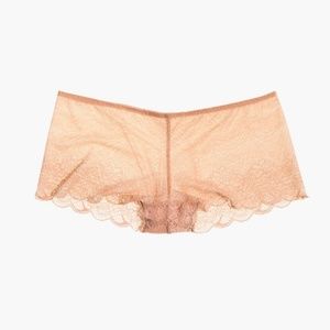 Madewell Lace Boyshort in Voile Pink